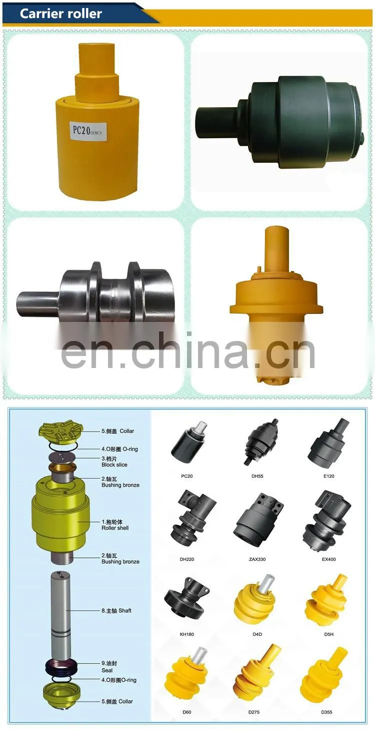High Quality excavator parts PC200-8 top roller