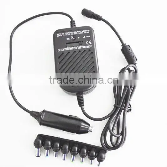 80w laptop car charger with usb