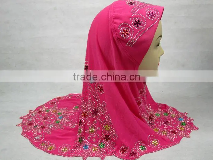 A525 polyester beautiful muslim hijab