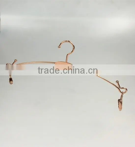 multifuntional metal hanger lingerie display hanger for underwear