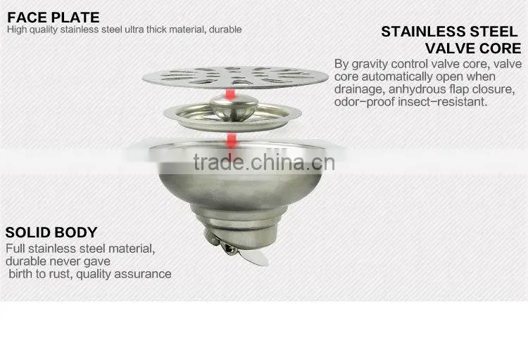 WESDA Anti-odor Floor Drain/bathroom accessory/home strainer/shower drain A35