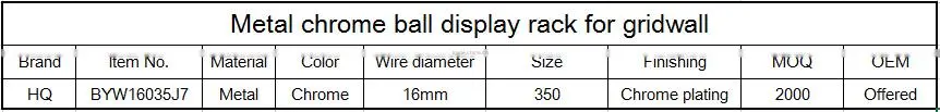 Metal straight-oblique gridwall display hook