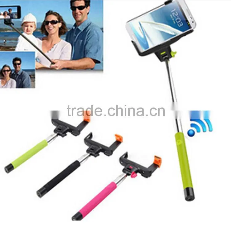 Bluetooth monopod selfie stick wireless self-timer selfportrait Monopod for iPhone 5 5C 5S for Samsung Galaxy S4 S3 Note3