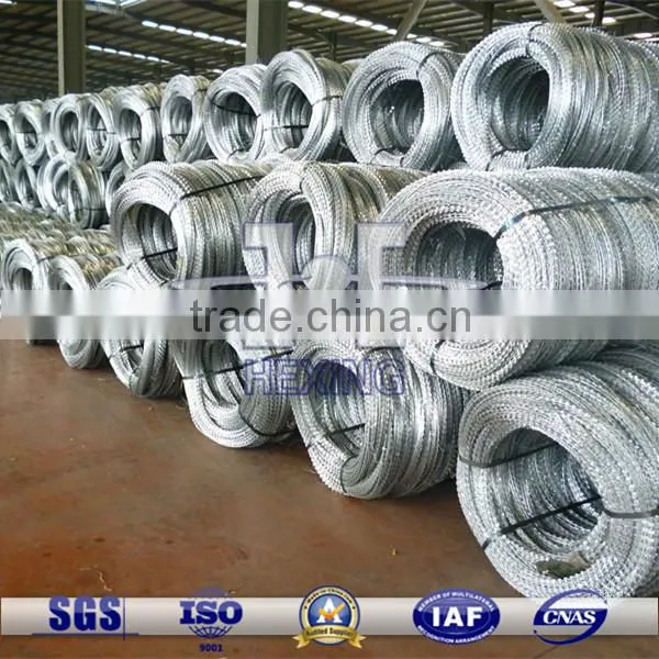 Razor Barbed Wire, Hot-Dip Galvanized