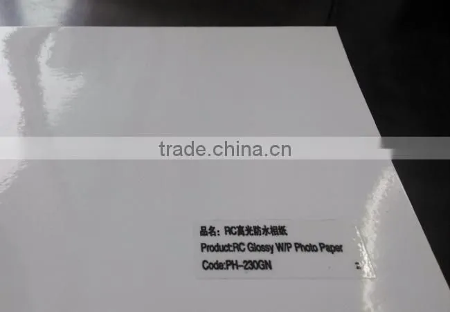 best quality waterproof inkjet RC glossy a4 photo paper 240gsm