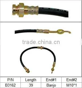 Durable car front brake hose assembly