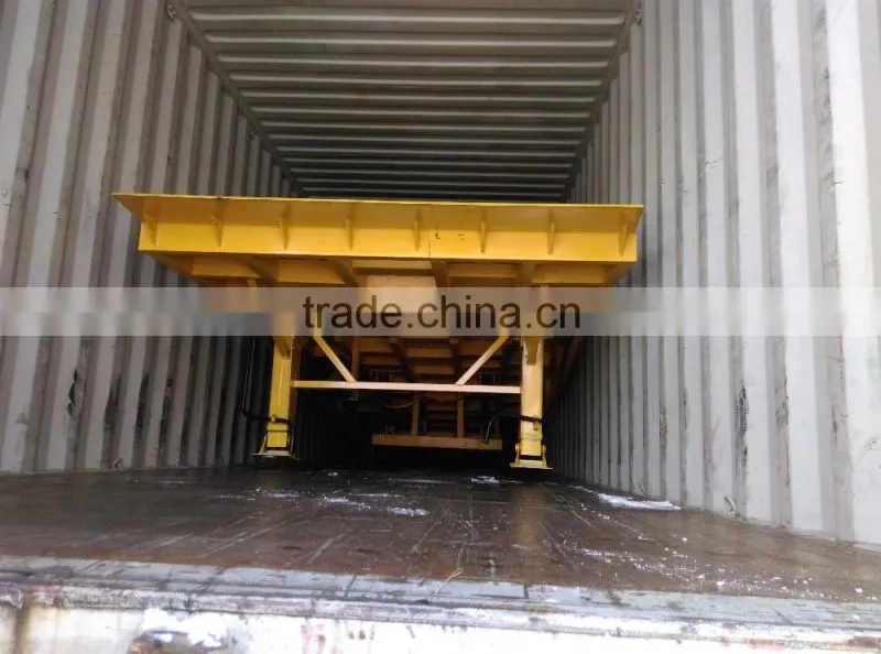 hydraulic container loading platform truck ramps