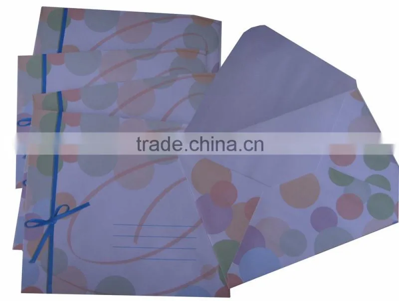 Decorative handmade karft paper envelope printing