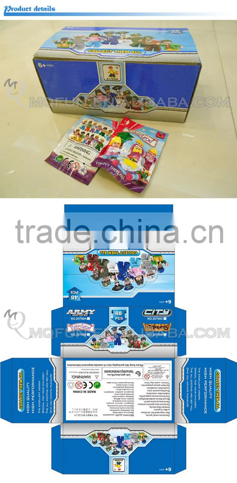 Mini Qute intellect girls kawaii princess fairyland friend models action figure plastic building block educational toy NO.25790B