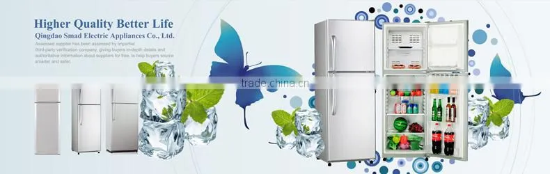 210L Home Double Door No frost Refrigerator With CE and Locking Door