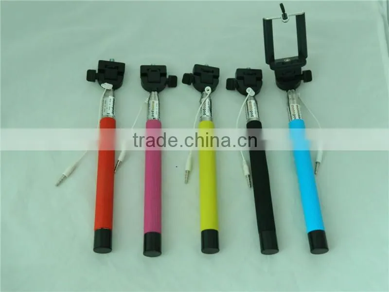 Z07 5S New design monopod selfie stick with bluetooth remote shutter with low price