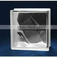 wholesale decoative double star glass brick
