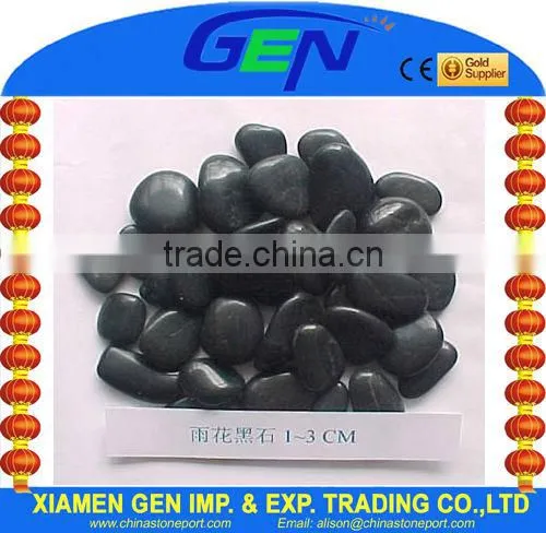 black mexican beach pebbles