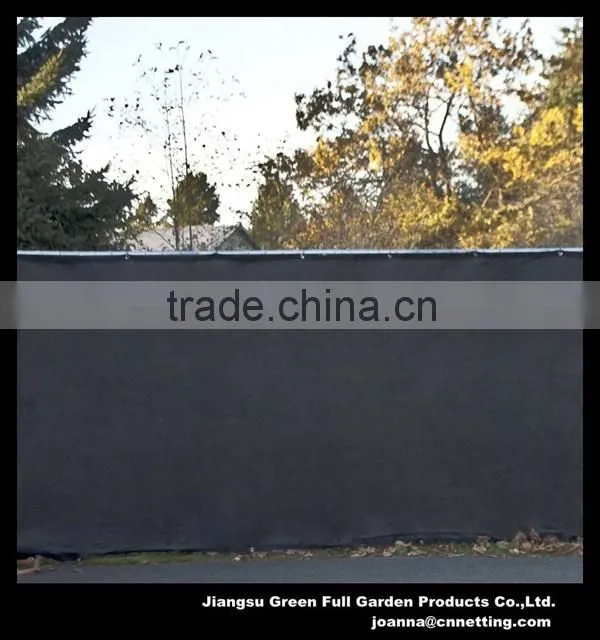 HDPE Anti Uv Privacy Fence Netting , Dark Green Reinforced Brise Vue