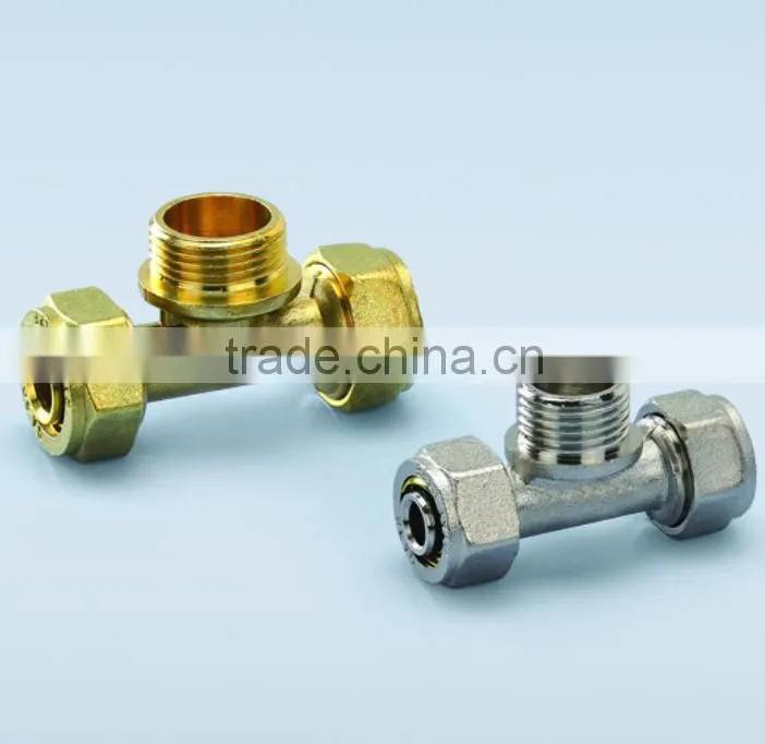 pex-al-pex pipe brass male tee