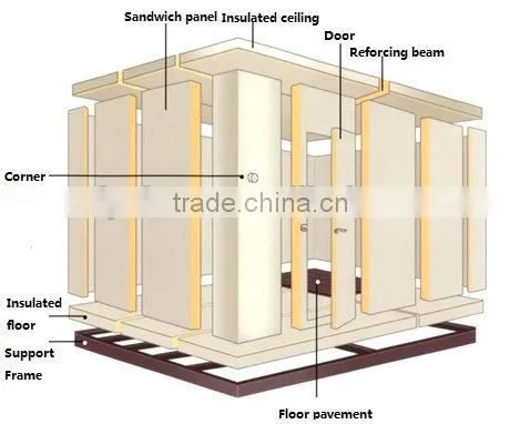 China seed germination chambers with Copland compressor condensing unit, cold room