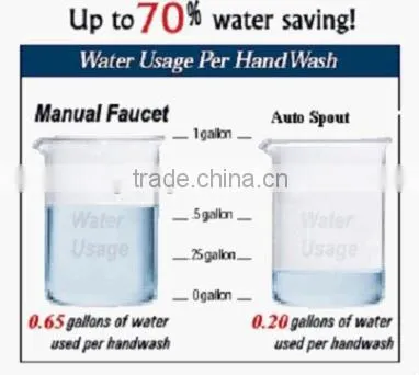 Water Saving Auto Spout Hands Free Automatic Tap