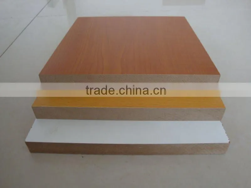 best price Natural MDF / raw and melamine MDF board