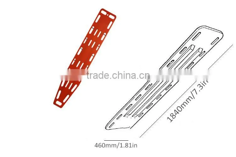 Enhanced Medical Plastic Rescue Spine Board