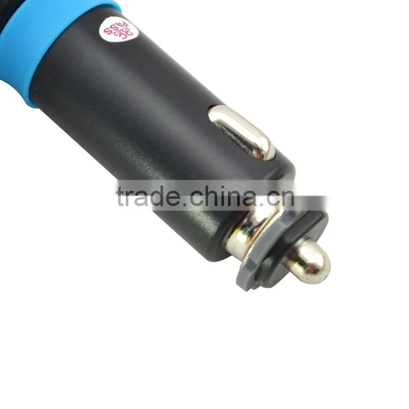 Fashionable FM transmitter with 2.1A car charger, radio am fm, supports MP3/WMA format