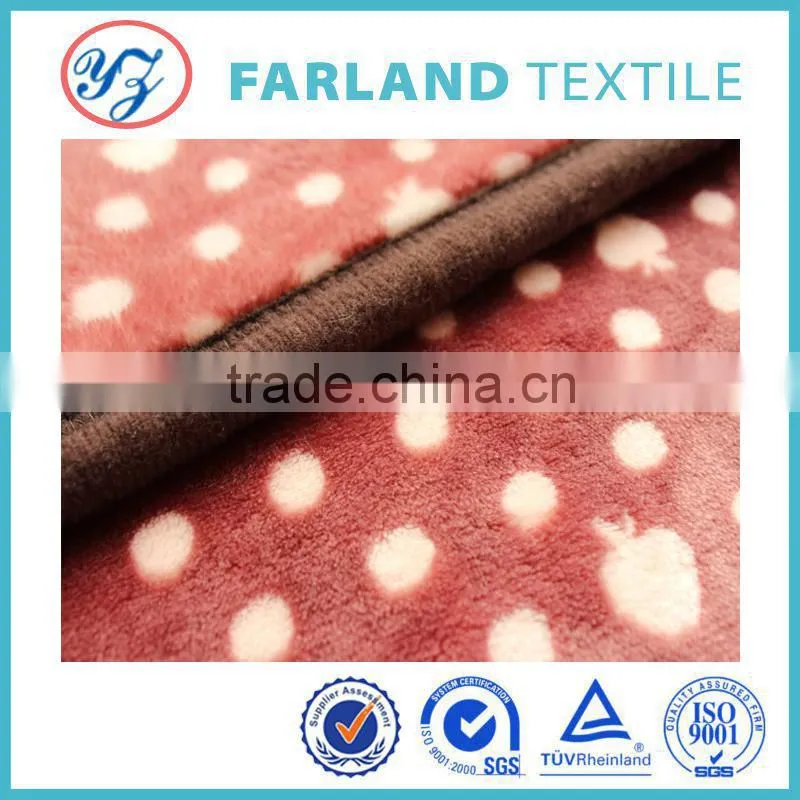 garment fabric from china changshu 100%polyester knitting fabric