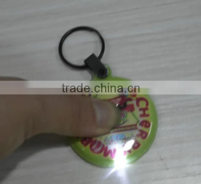 Hot selling squeeze keychain/LED keychain with cheap price