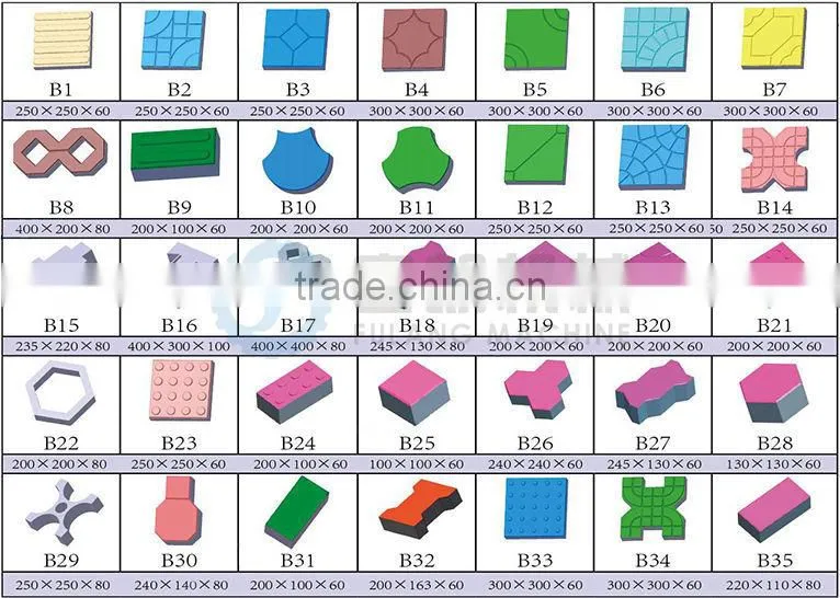 FL150T brick paver machine/concrete pavers machine/driveway paving slabs