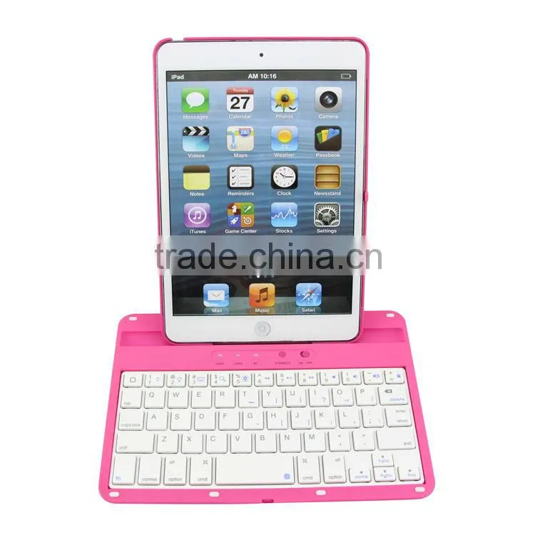 360 rotation bluetooth keyboard case for ipad mini,for ipad mini bluetooth keyboard case