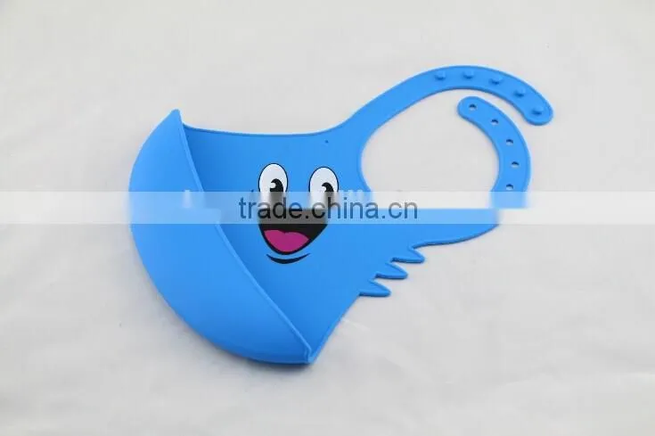 New Waterproof Non-Toxic Silicon Infant Feeding BPA Free Washable Baby Bibs silicone baby bib