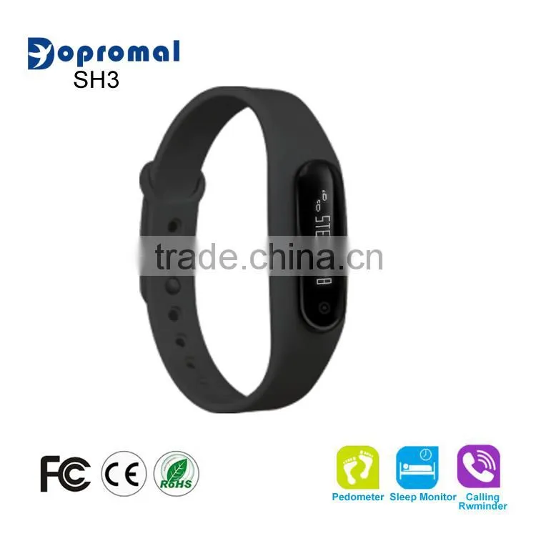 Smart remote controlled led custom bracelet mobile phone