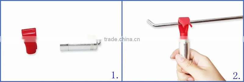 EAS plastic security display hook lock tag