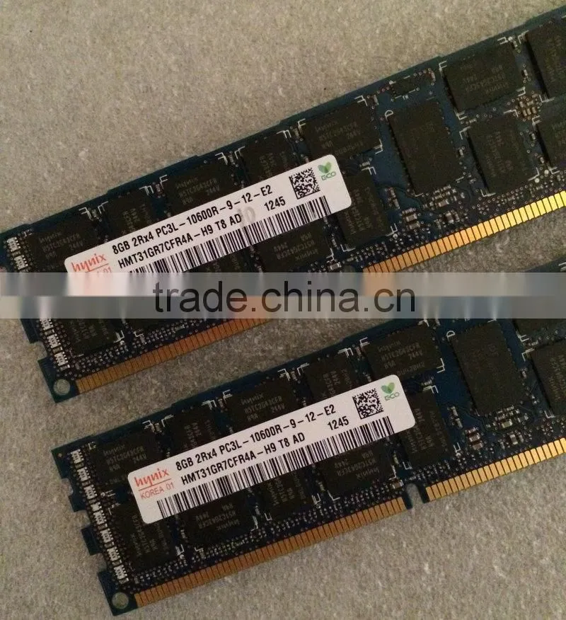 on sales 100% orginal ! 8G PC3-10600 REG 1333MHZ DDR3 server ram memory