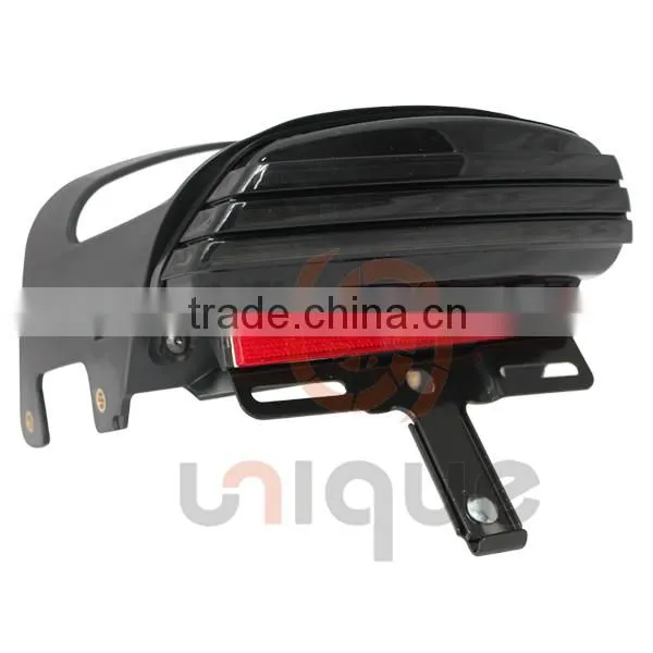 universal integrated motorcycle led tri-bar tail light