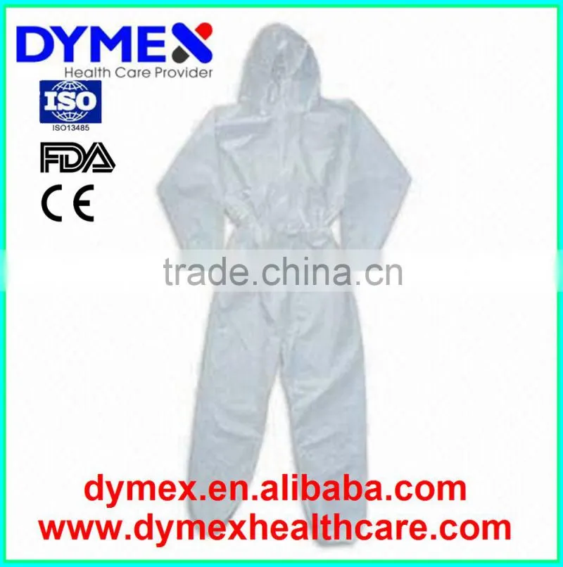Working PP/SMS Reinforced Coverall Safety Coverall