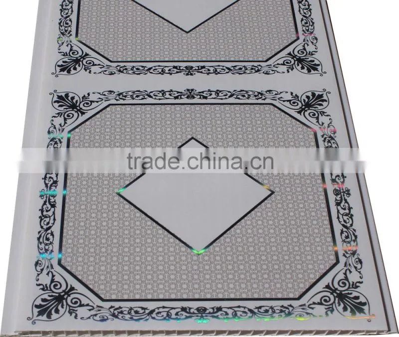 Hot foil stamping pvc ceiling panel P23