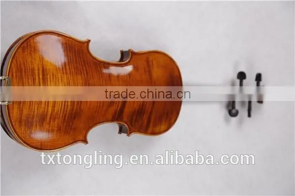 (TL004-1) Best Brand Antique Violin Maple Acoustic Quality Violin With Case OEM Available