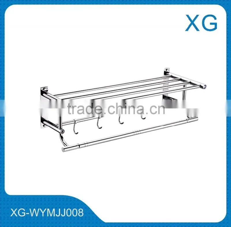 Bathroom wall mounted towel shelf/Multifunctional towel shelf/Stainless Steel Towel rack Towel Shelf