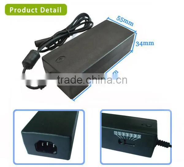 100w universal manual laptop wall adapter charger home use