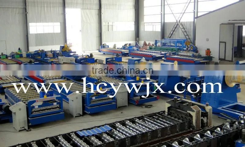 Color Coated Sheet Wall Panel Roll Forming Machine