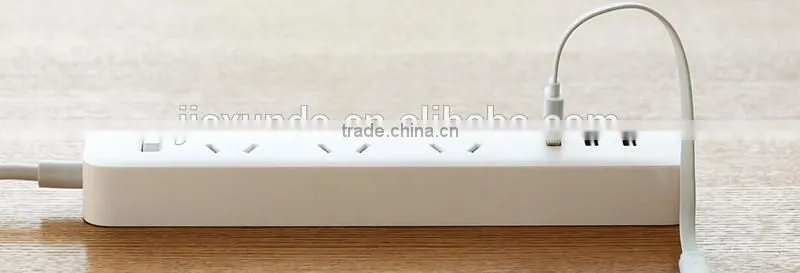 Original Xiaomi Powerstrip Outlet Socket 3 USB Standard Extension Socket Plug for Xiao mi patch board power strip