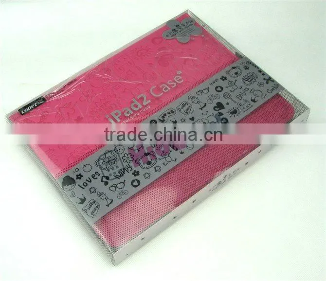2011 Hot ,for ipad 2 case,horizontal leather Case for apple ipad 2,for Tablet pc leather case with stand