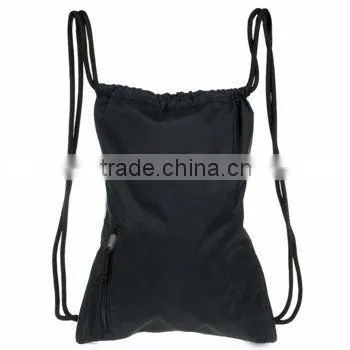 Small Fashion Wholesale Nylon Drawstring Shopping Backpack Gym Bag
