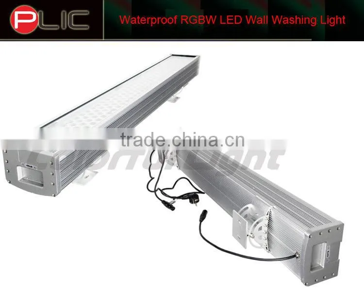 DMX512 RGBW IP65 CE and ROHS 144*1W linear wall washer LED
