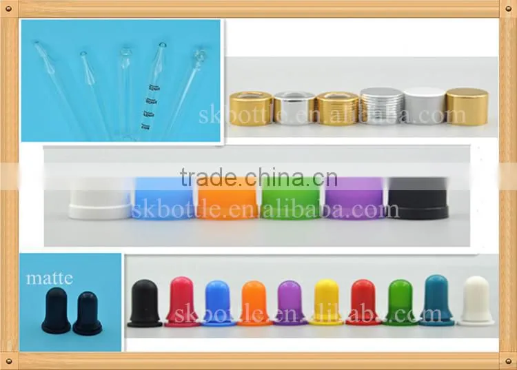 e liquid essential oil glass dropper bottle with tube