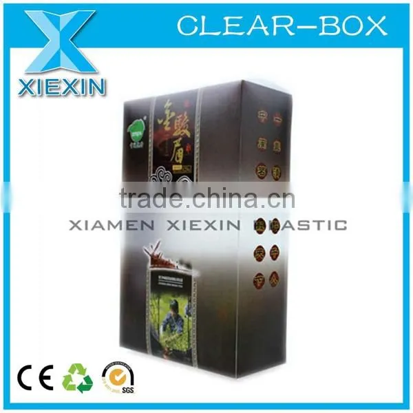 eco-friendly clear pp tea boxes