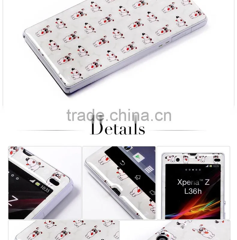 Hot sell 3D effect Sticker for sony Xperia L36H