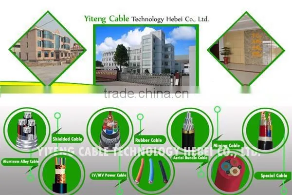 BC or TC conductor 2*2.5mm Twisted Pair Flexible Cable Wire with PVC Insulation