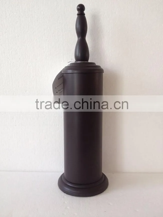 2014 design chrome/brushed nickel/ORB Milano stainless steel standing toilet paper roll holder