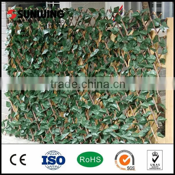 faux ivy privacy screen hedges synthetic bamboo fence plants