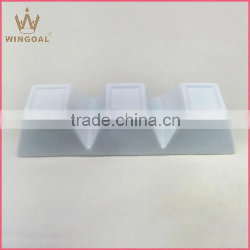 ceramic three departments snack plate